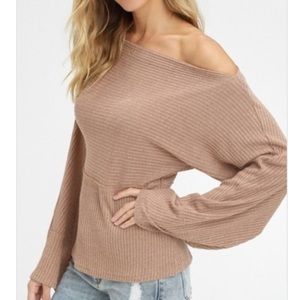 Oversized Bell Sleeve Top